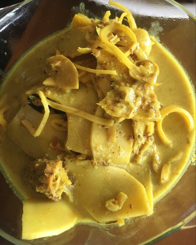 Sayur Rebung bambu muda santan