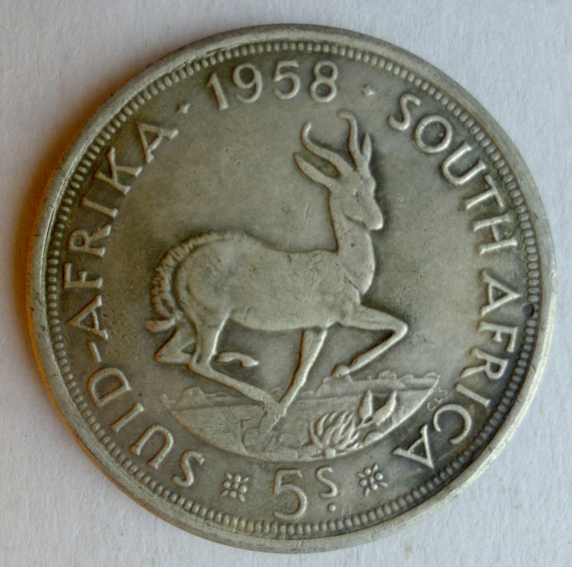 1958 5 шилингов Южная Африка 1 1