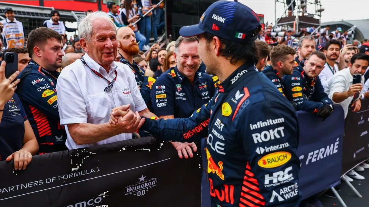 F1:Checo está firme en Red Bull, dice Helmut Marko