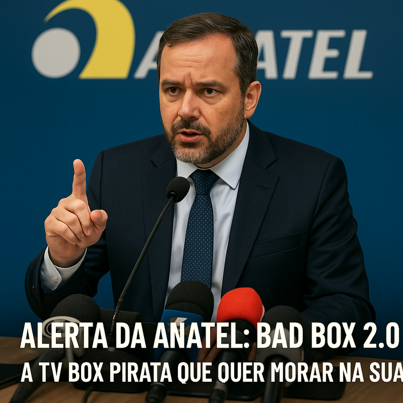 Alerta da Anatel: Bad Box 2.0 — A TV Box pirata que quer morar na sua rede