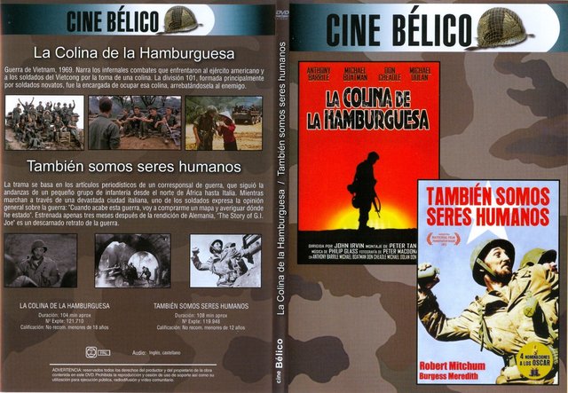 Cover - La Colina de la Hamburguesa / También Somos Seres Humanos [DVD9 Full][Pal][Cast/Ing][Bélico][1945-87]