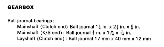Transmission Bearings Transmission Bearings