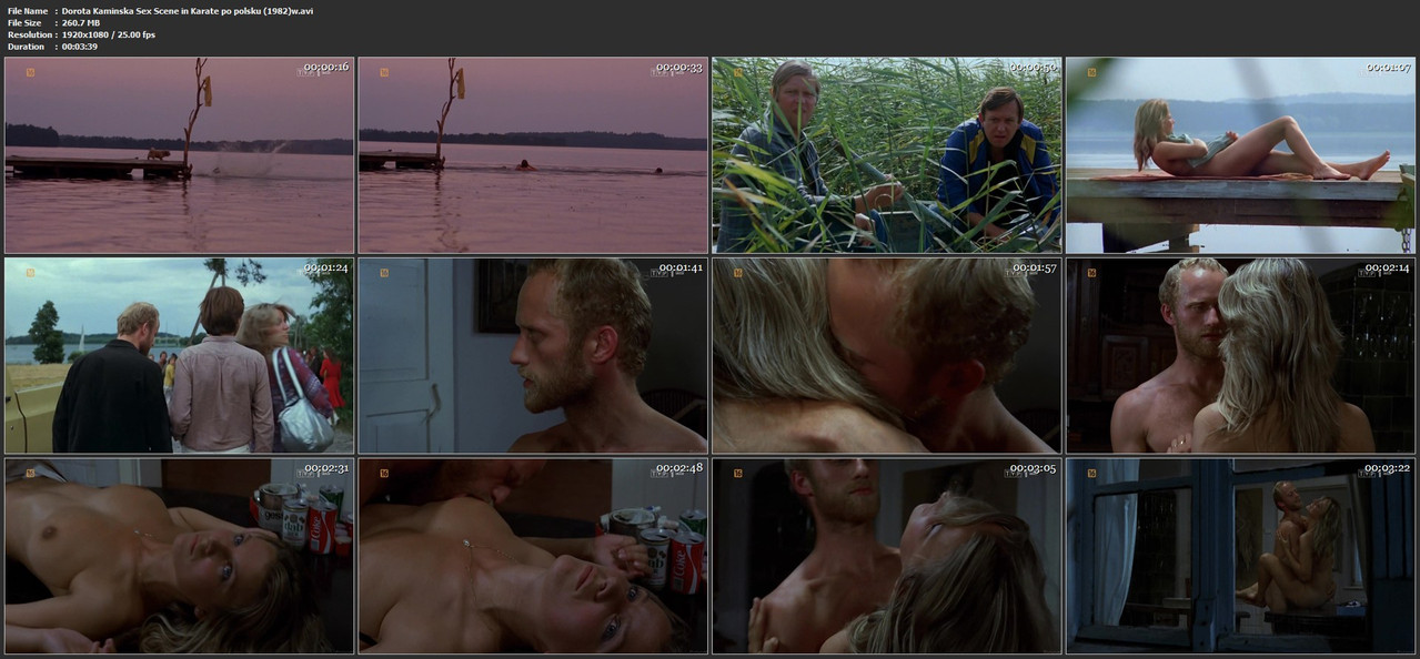 Dorota Kaminska Sex Scene in Karate po polsku (1982)w avi
