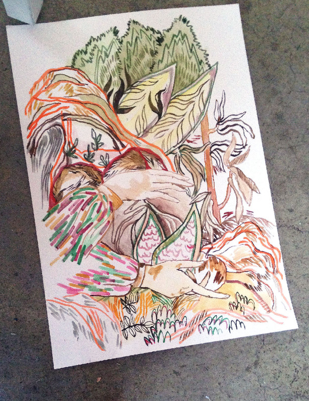 Watercolour painting