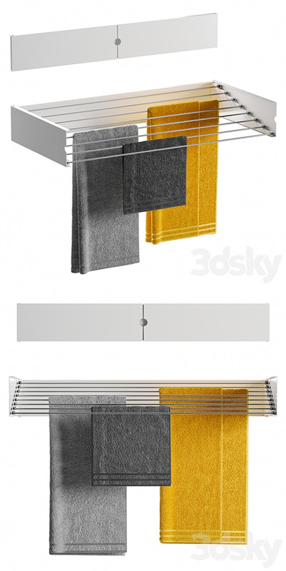 Wall-mounted clothes dryer