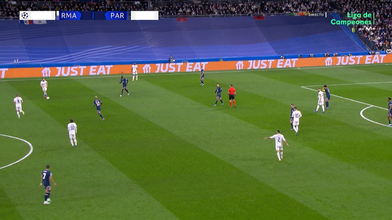 Champions League 2021/2022 - Octavos de Final - Vuelta - Real Madrid Vs. Paris Saint-Germain (1080p) (Castellano) MAD-PSG-4