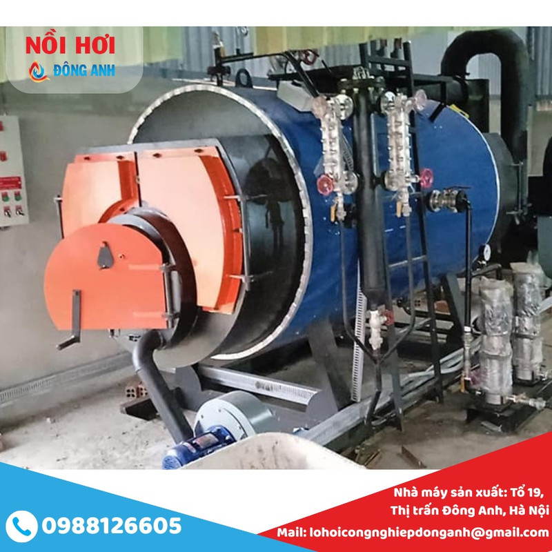 nồi hơi đốt dầu