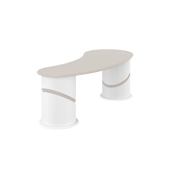 Θερμολαμινική Επιφάνεια: Cashmere / Σκελετός: Santori White - Συνδυασμός A