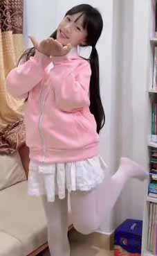 爱跳舞的桐宝,ロリータ,Lolita,萝莉塔,炉利,Loli,萝莉,亜炉,華炉,少女,甜妹,Twin tail,ツインテール,Twin-tail,双马尾,白タイツ,白絲,White Tights,白丝