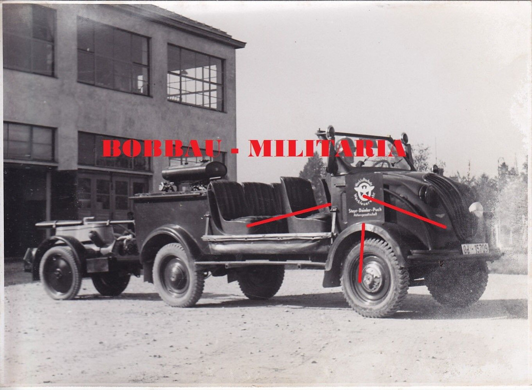 Steyr-Daimler-Puch Feuerwehr Feuerlöschpolizei Steyr 250 Kübelwa