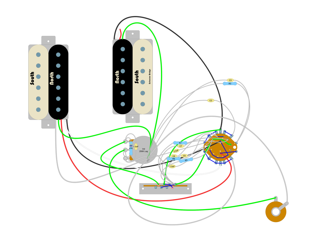 HH 3-Way Series Down Parallel Up Rotary 6-Way Resonant Peak
