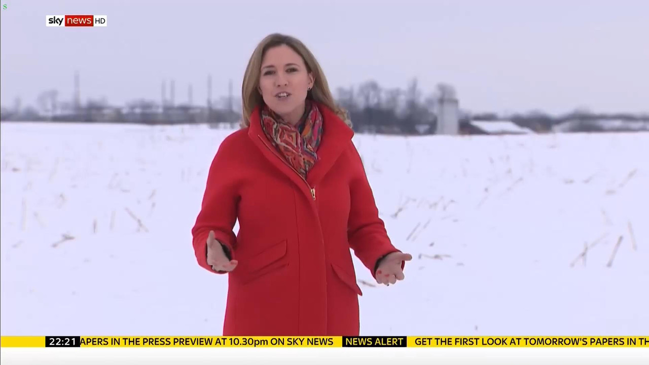 17 January - 22.00.00 - Sky News At 10. Anna Botting with the ma