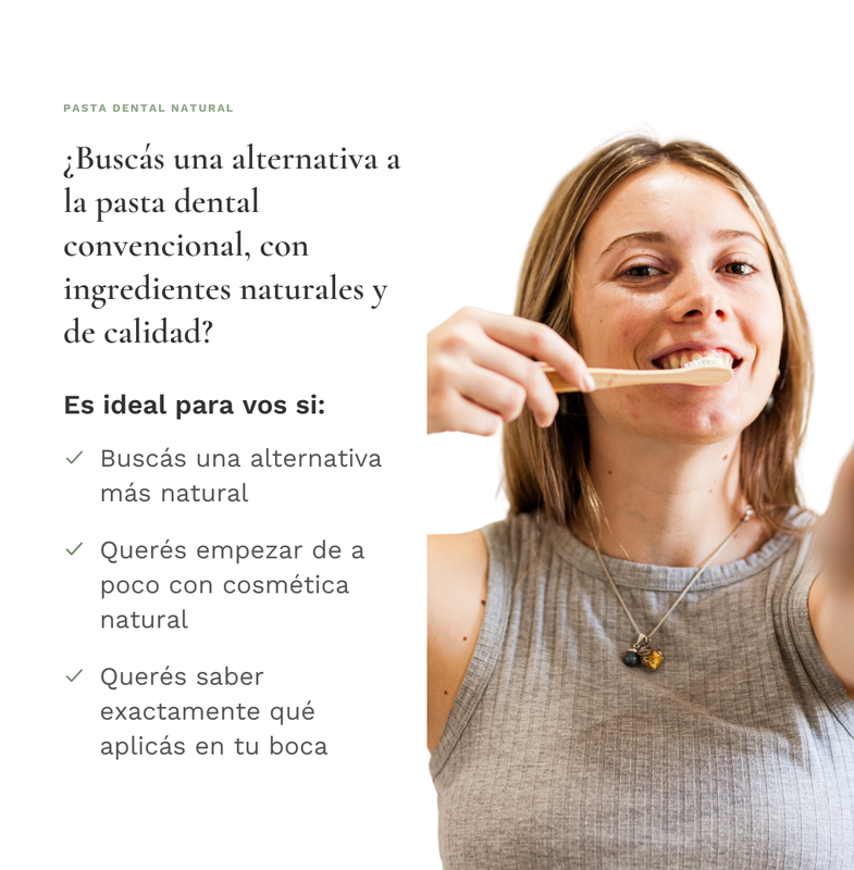 Pasta dental natural &mdash; &iquest;es para vos?