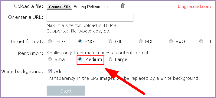 Mengubah File EPS Menjadi PNG