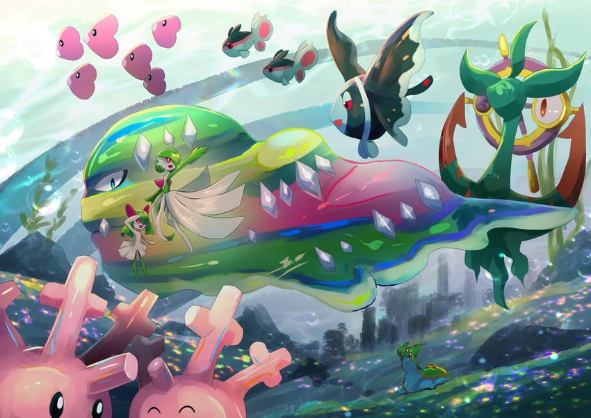 gardevoir-kirlia-corsola-gastrodon-finne