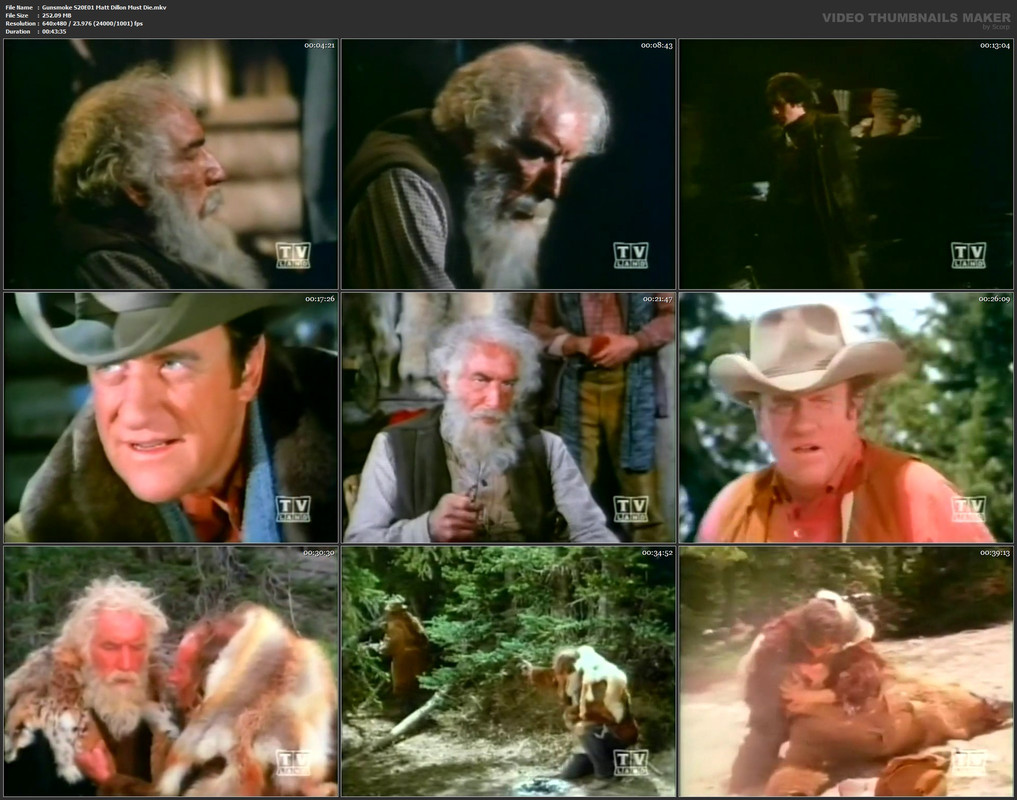Gunsmoke S20E01 Matt Dillon Must Die.mkv