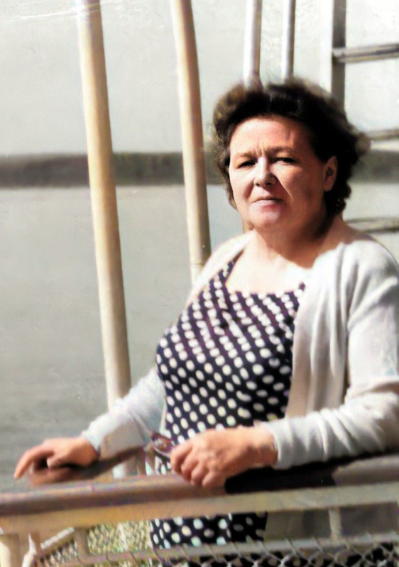 Irma Denk Enhanced Colorized