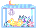 Light Blue Claw Machine Pixel