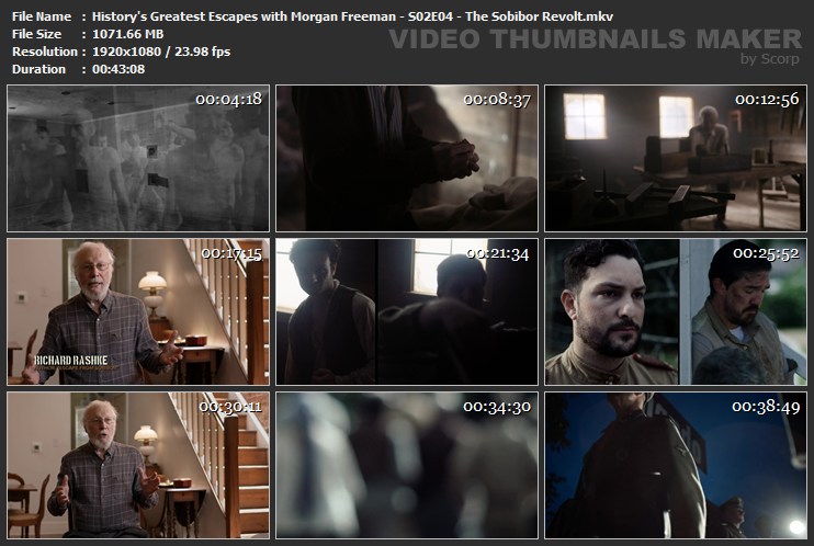 History's Greatest Escapes with Morgan Freeman - S02E04 - The Sobibor Revolt.mkv