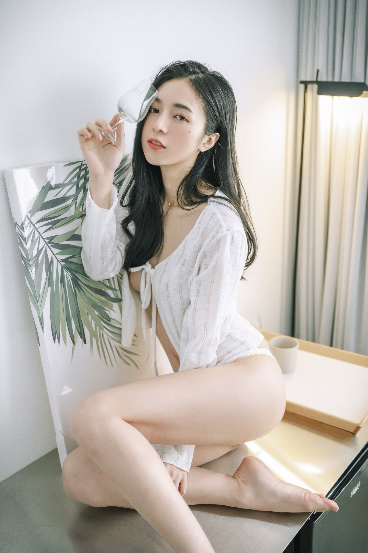 JVID辰辰《妖精女友》写真照，内裤，慵懒与性感美图插图6