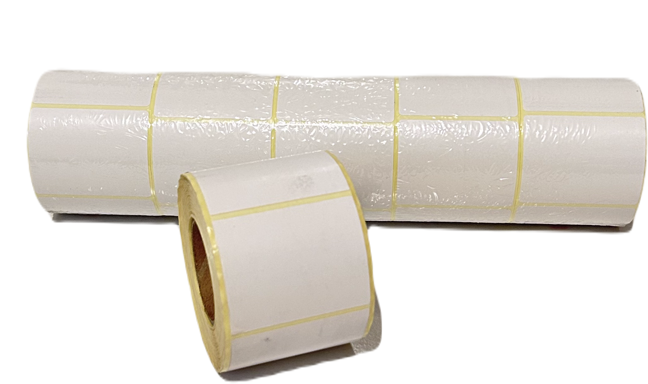 Rollo etiquetas térmicas auto adhesivas 55x44mm - caja de 20 unidades 