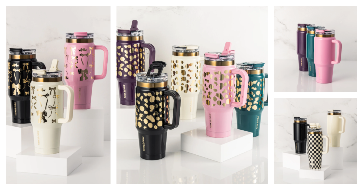 Elevate Your Drinkware with Thyme & Table Tumblers Elevate Your Drinkware with Thyme & Table Tumblers
