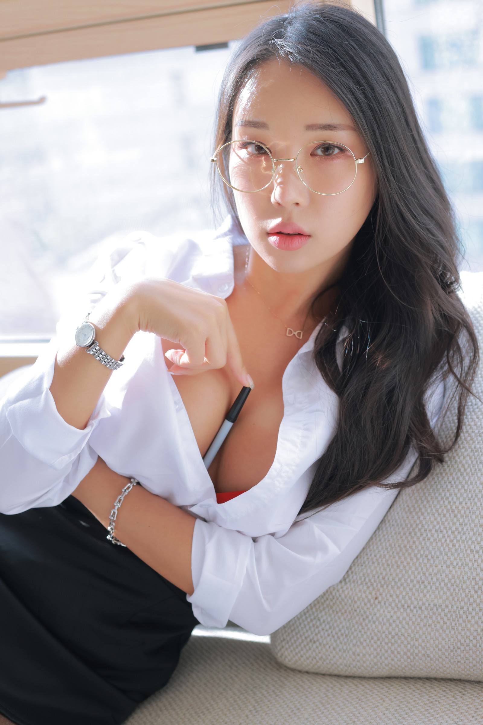 CoCo｜Office Red & Blue 职场风写真视频合集 · 成熟气质主题（219P+2V）插图1