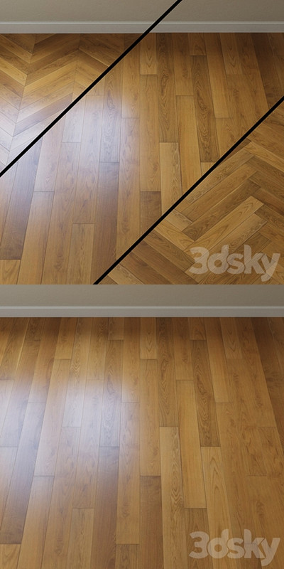 Parquet board Karelia Oak Grain Brown