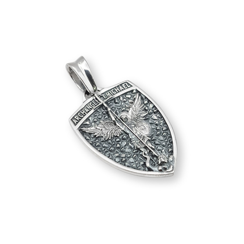 Серебряная подвеска Архангел Михаил SVP