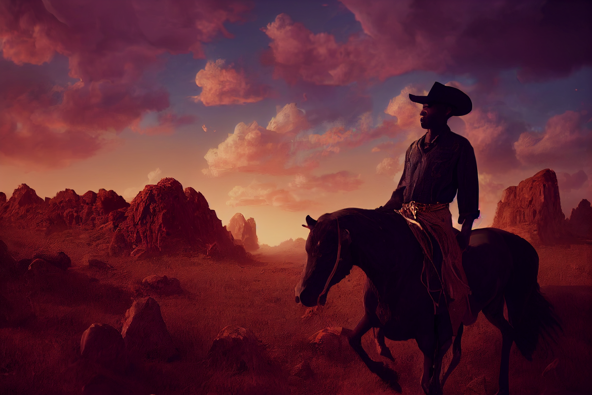 onthephoneiwth3896-Black-man-cowboy-surreal-landscape-ultra-det-2b318c5f-cad1-4e57-bf93-08946e904485.png