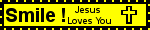blinkie that says jesus loves you