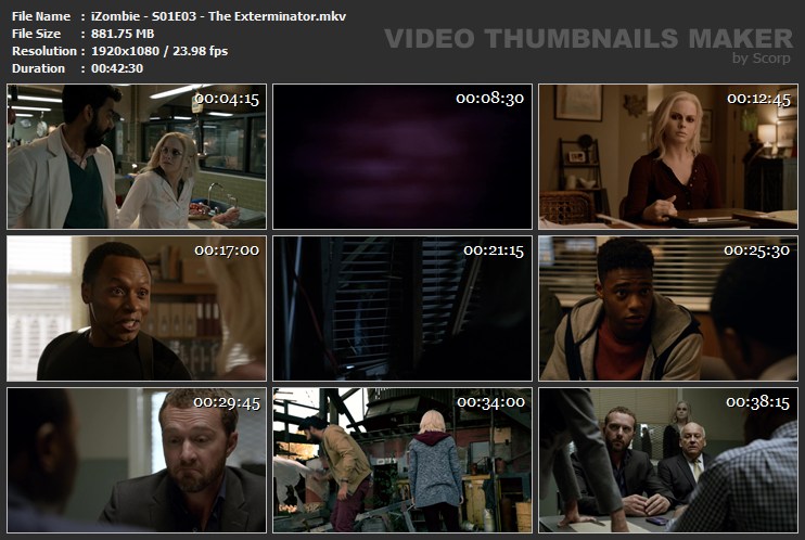 i Zombie S01E03 The Exterminator mkv