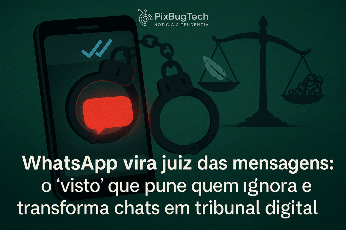 📱 WhatsApp vira juiz das mensagens: o "visto" que pune quem ignora e transforma chats em tribunal digital