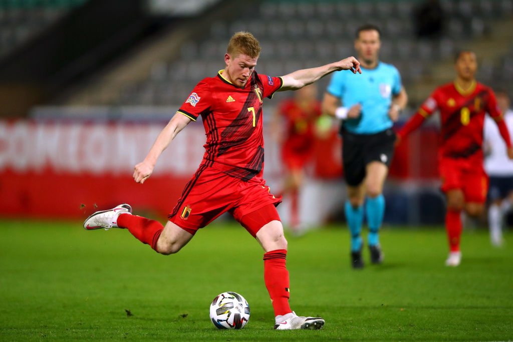 Kevin playing for Belgium