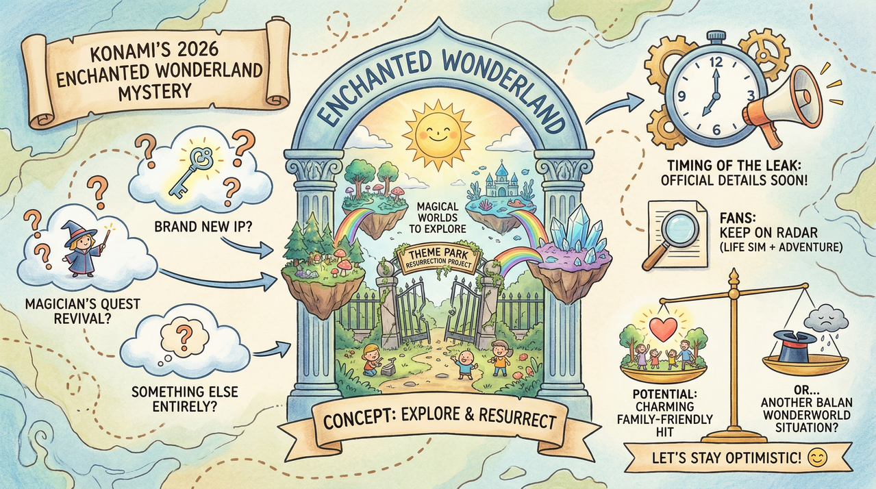 Colorful theme park with carnival rides at night