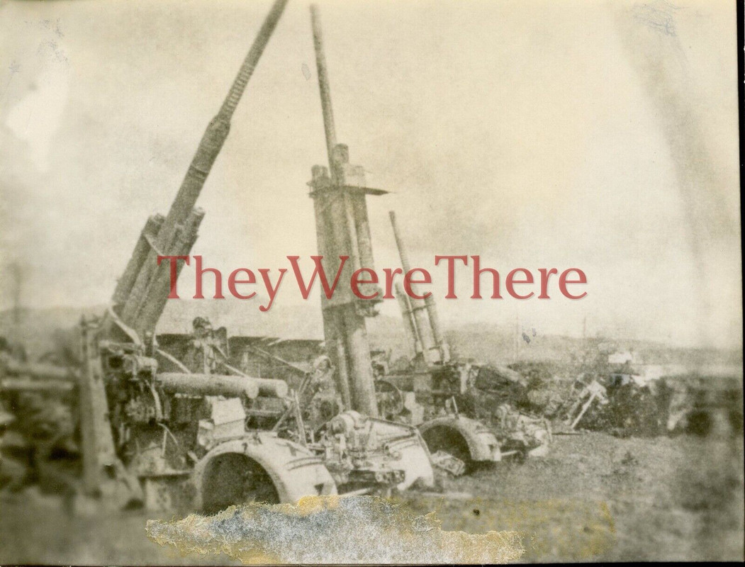 German truck mounted flak gun.  (2)