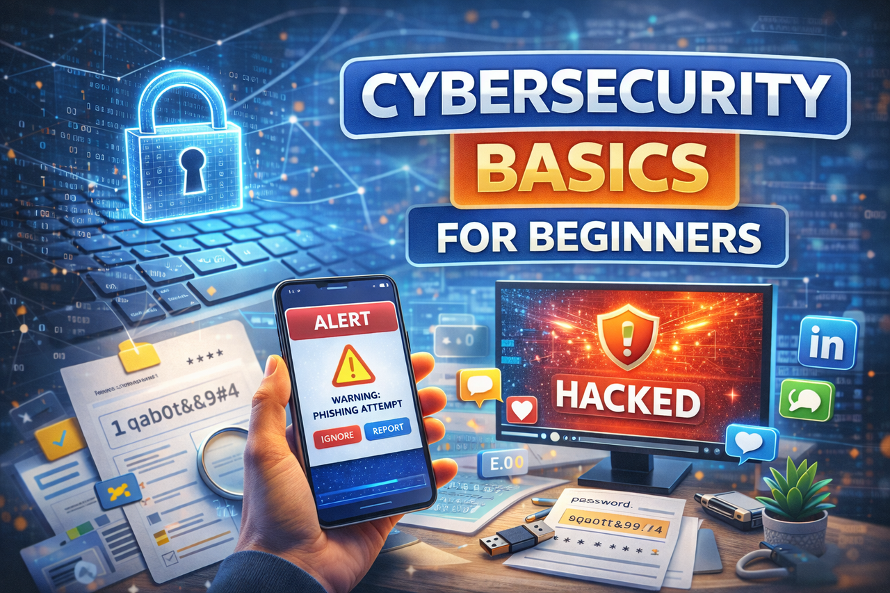 Cybersecurity Basics for Beginners (2025 Guide)