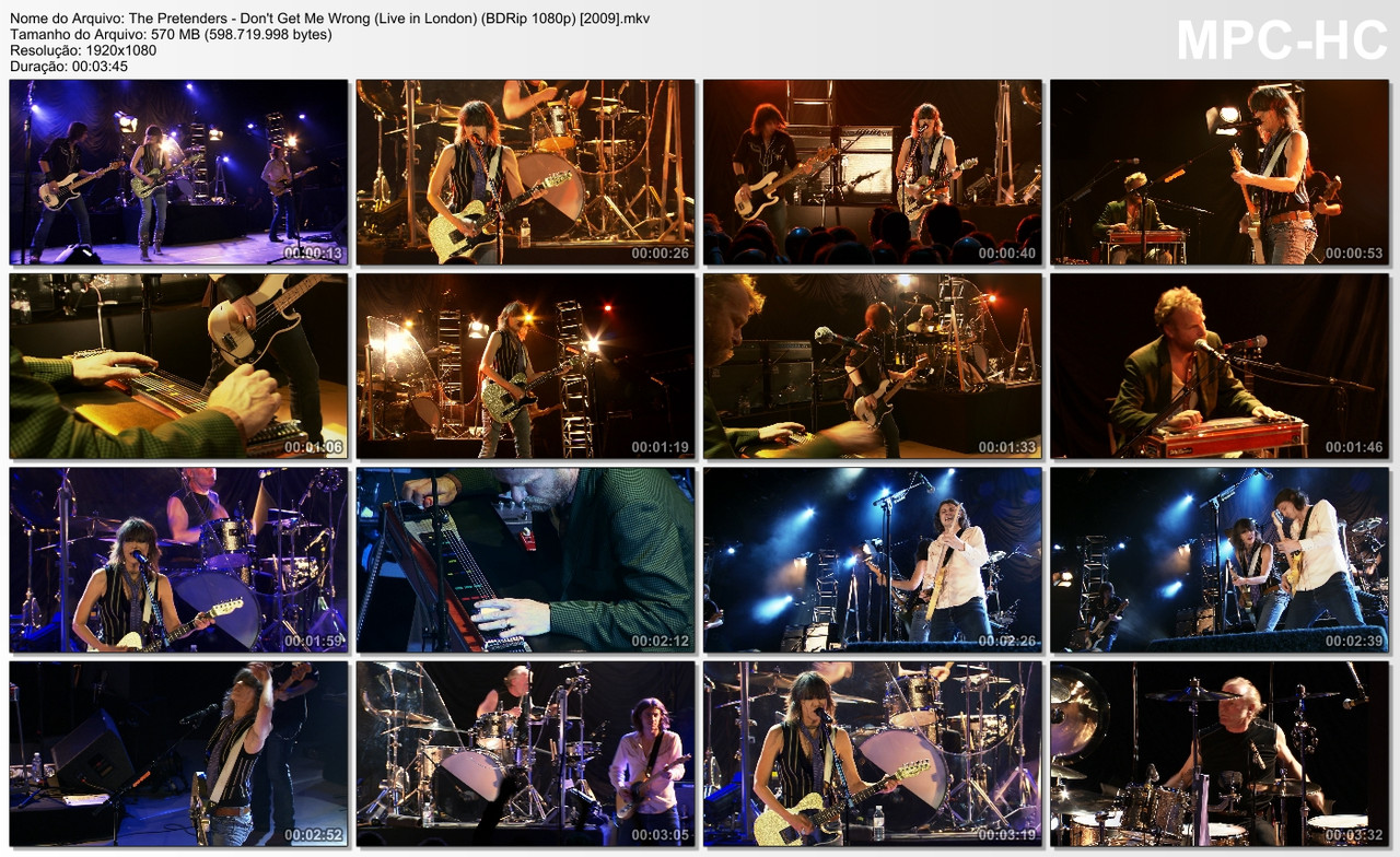 The Pretenders - Don't Get Me Wrong (Live in London) (BDRip 1080p) [2009]