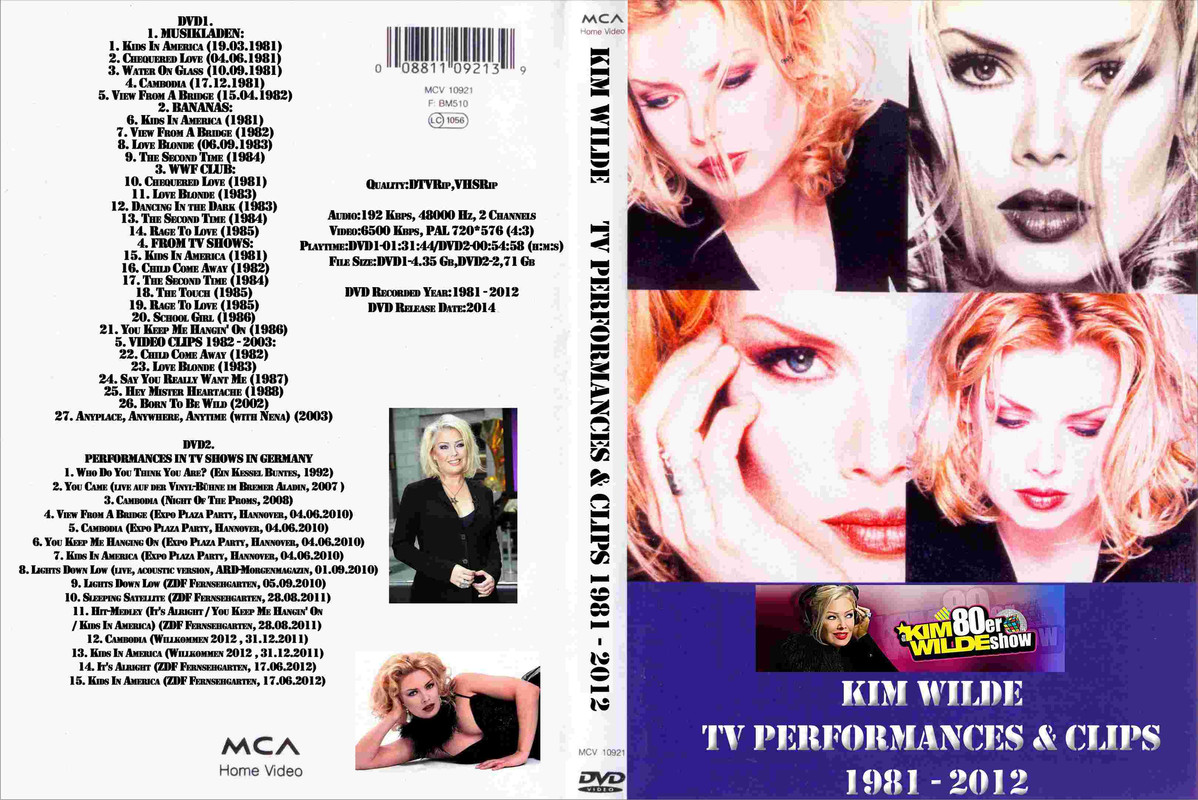 Kim Wilde - TV Performances & Clips 1981 - 2012