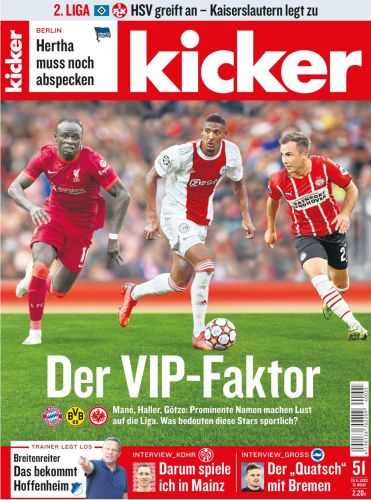 Cover: Kicker Sportmagazin No 51 vom 23  Juni 2022