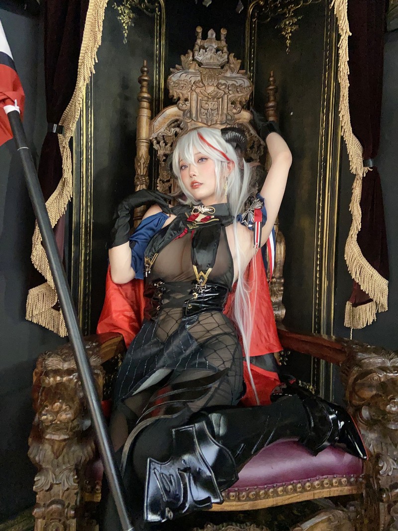 切切Celia 埃吉尔 Aegir Cosplay Azur Lane 写真 32P+2V插图7