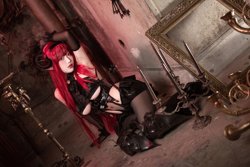 切切Celia 兴登堡 Hindenburg Cosplay Azur Lane 写真 38P插图2