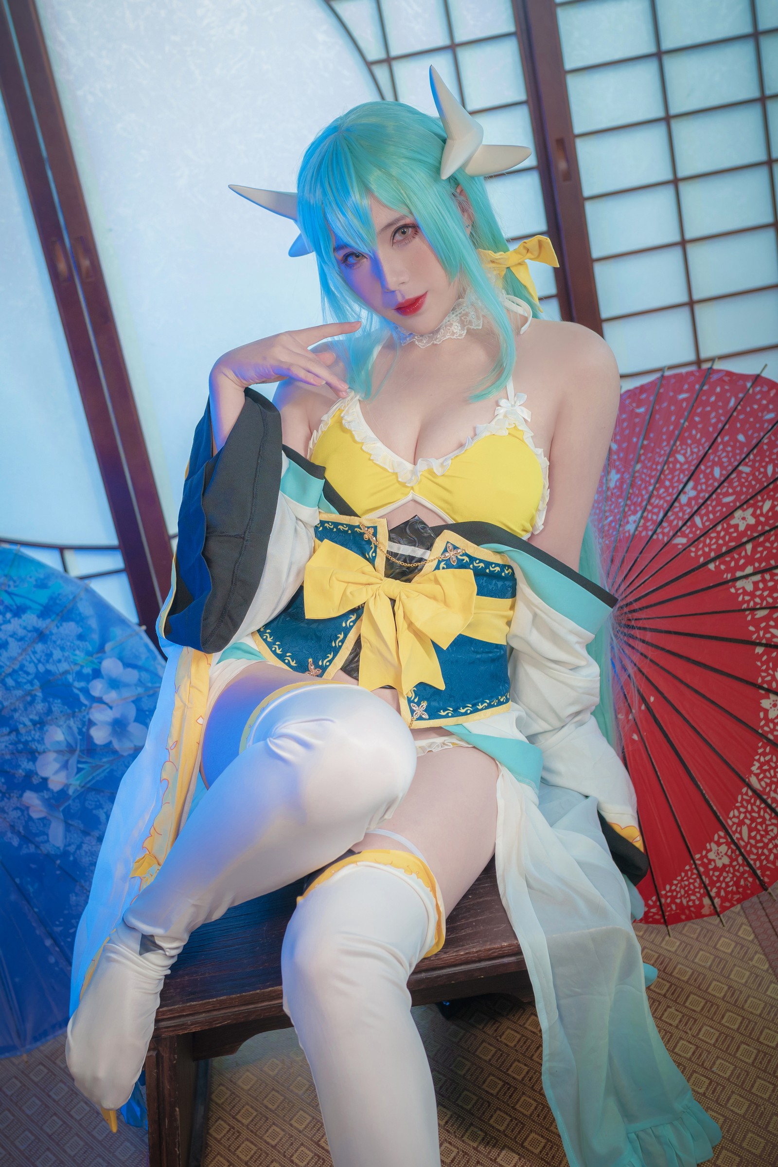 羊大真人 – 清姬泳装 Cosplay 高清写真集（18P-179.5MB）Fate 系列插图5