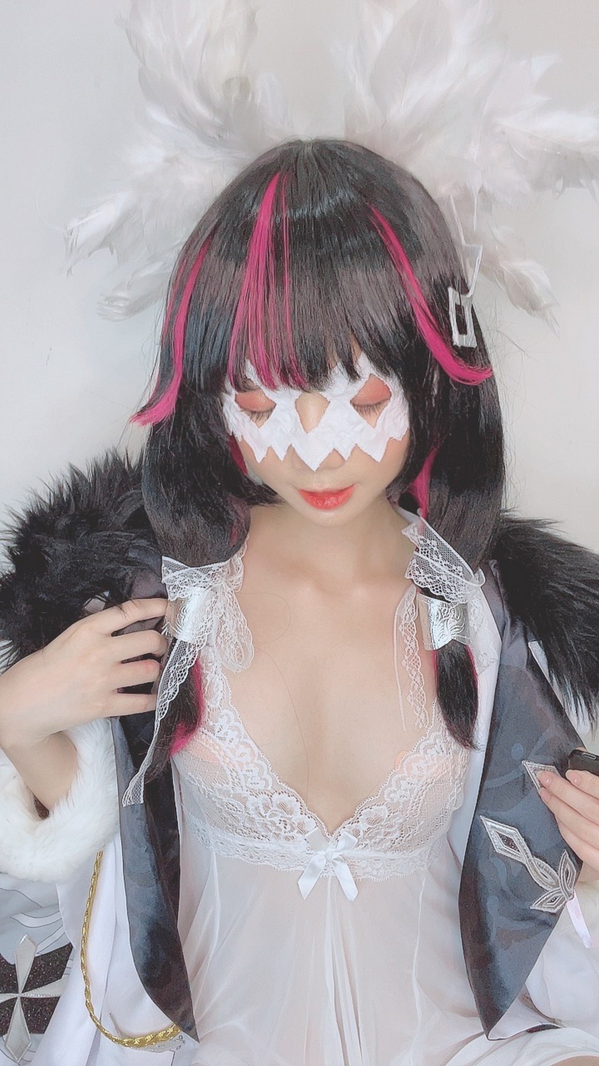 PoppaChan Columbina Cosplay Set (Genshin Impact Fatui) – 146 Photos 346MB插图4