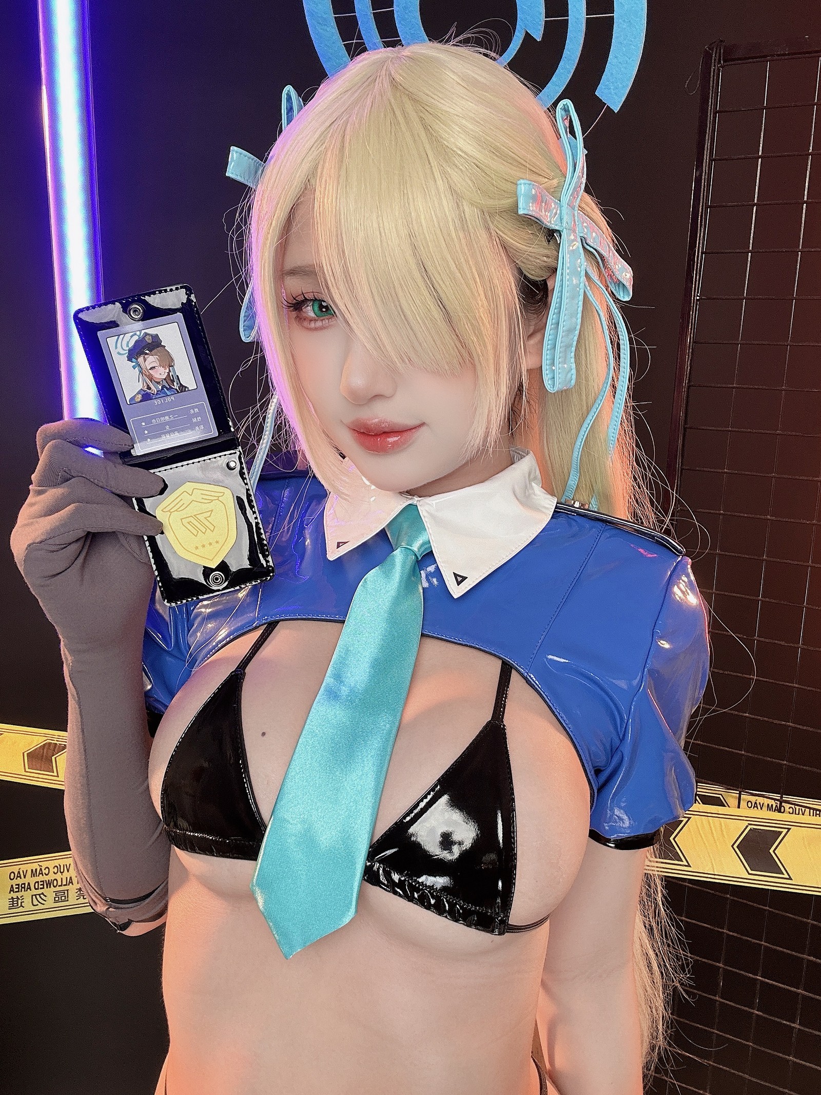 Puy Puy – 一之濑明日奈 Asuna Police Cosplay 写真合集（133P+7V-4.59GB）插图7