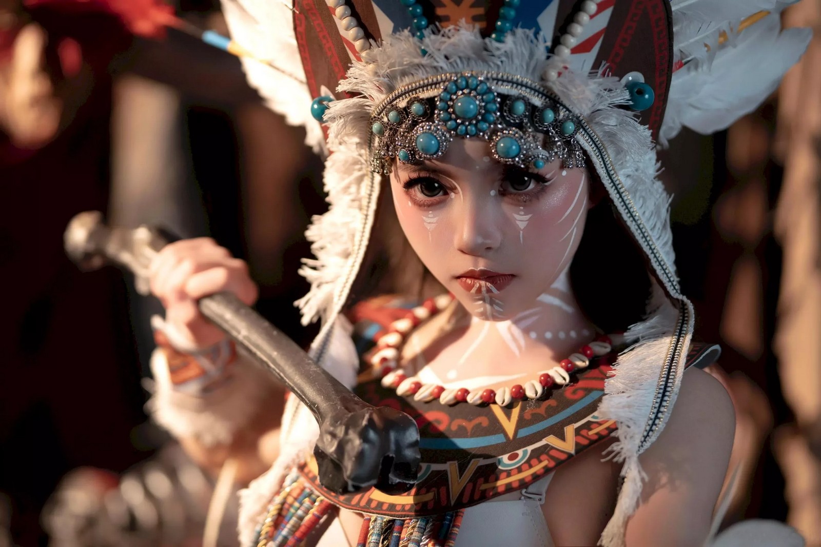 Bangni邦尼 – 印第安（紫舞龙）Cosplay 写真集（99P-355.3MB）插图1