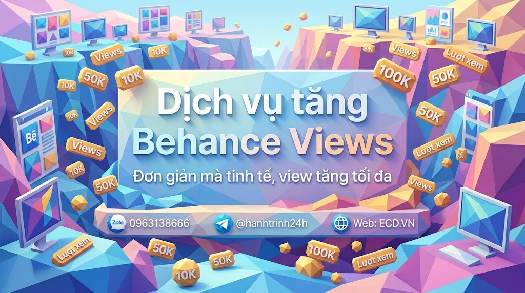 dịch vụ tăng behance views thử nghiệm tăng like