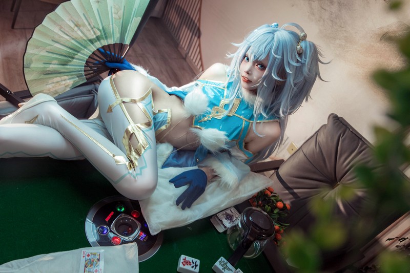 艾西Aiwest PA-15芙洛伦跃雪逢春Cosplay写真图集 高清美图合集 21P (128.7M)插图9