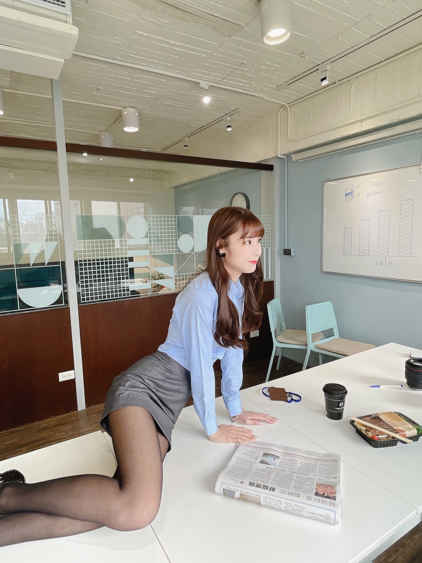 泥泥汝 OL 女郎 B 主题 写真＋视频合集｜高人气职业风作品（350P｜12V｜840MB）插图6