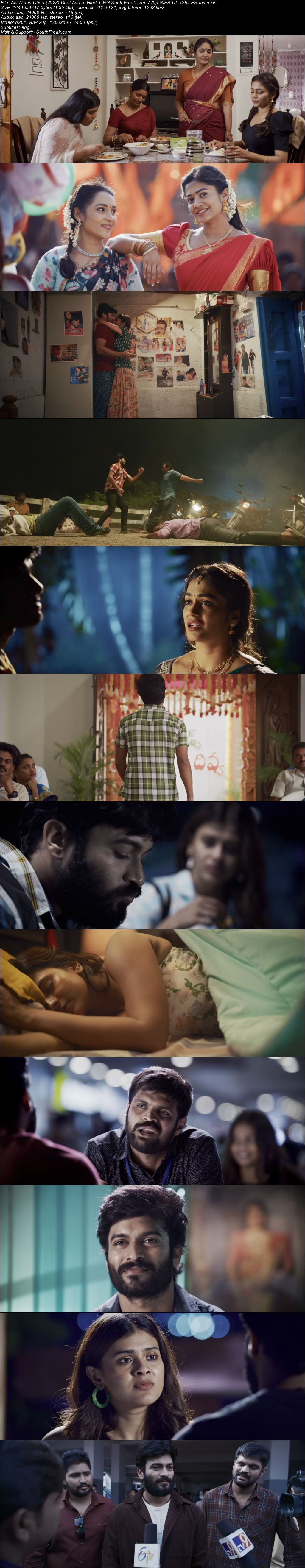 Ala Ninnu Cheri 2023 Dual Audio Hindi ORG South Freak com 720p WEB DL x264 ESubs - hdhubflix, hubflix, hdmovieshub, allmovieshub